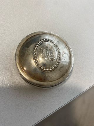 Conjunto 2 Pastilleros Plata Ley Grabados