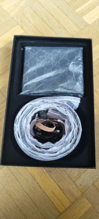Cinturón y Cartera Gucci Talla 110cm