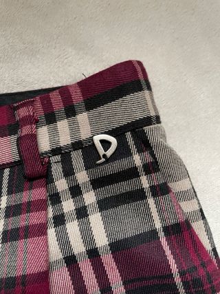 Pantaloni Dixie a quadri taglia XS