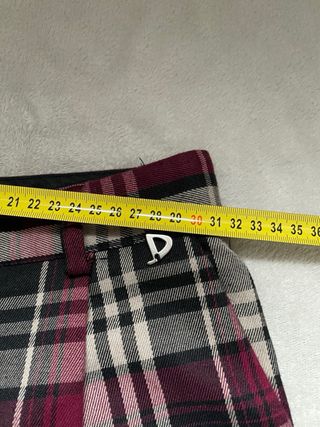 Pantaloni Dixie a quadri taglia XS