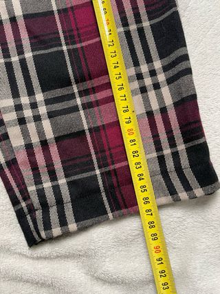 Pantaloni Dixie a quadri taglia XS