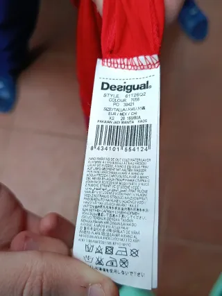 Canotta Desigual donna taglia XS