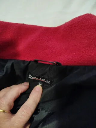 Chaqueta impermeable negra Talla L