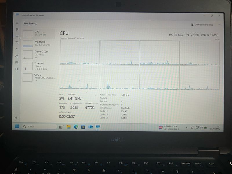 Dell Latitude 5490 Laptop + Cargador afbeelding 9