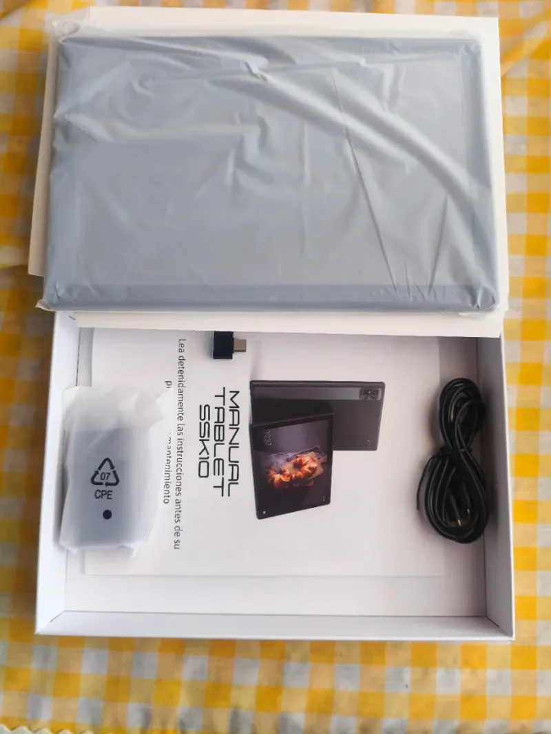 Tablet Android Negra/Gris afbeelding 2
