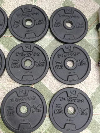 Mancuernas DOMYOS 2kg (4.4 lbs) x 6