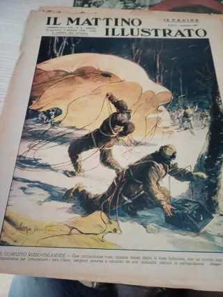 Set n. 8 Riviste Il Mattino Illustrato