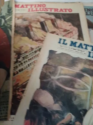 Set n. 8 Riviste Il Mattino Illustrato