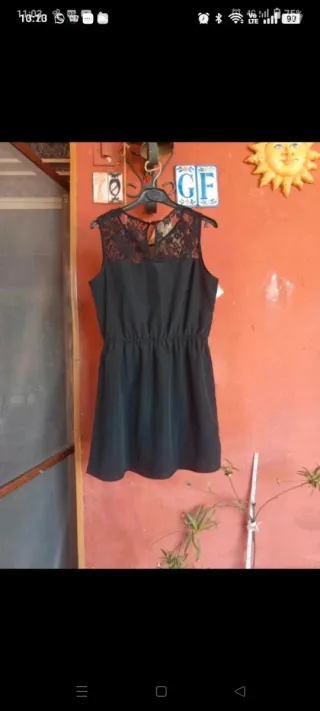 Vestitino nero con pizzo