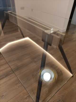 Mesa comedor cristal 160cm