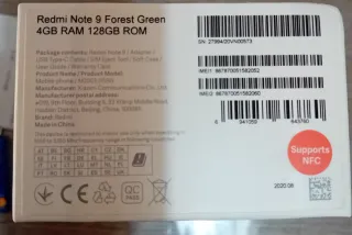 Xiaomi Redmi Note 9 Verde