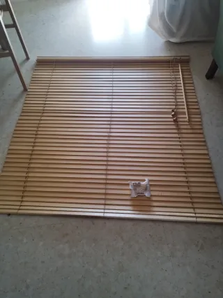 Estor de madera natural