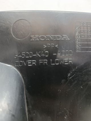 Cubierta Interior Delantera Honda Forza 125