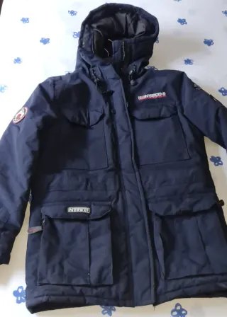 Abrigo Geographical Norway azul