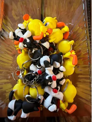 Lote 5 Llaveros Silvestre Impresión 3D