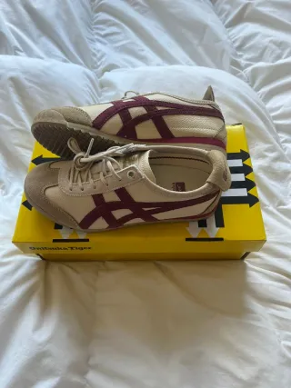 Onitsuka Tiger Crema y Granate Nuevas