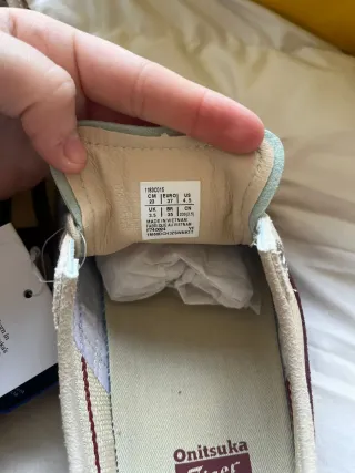 Onitsuka Tiger Crema y Granate Nuevas