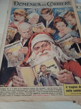 Set n. 6 riviste Domenica del Corriere