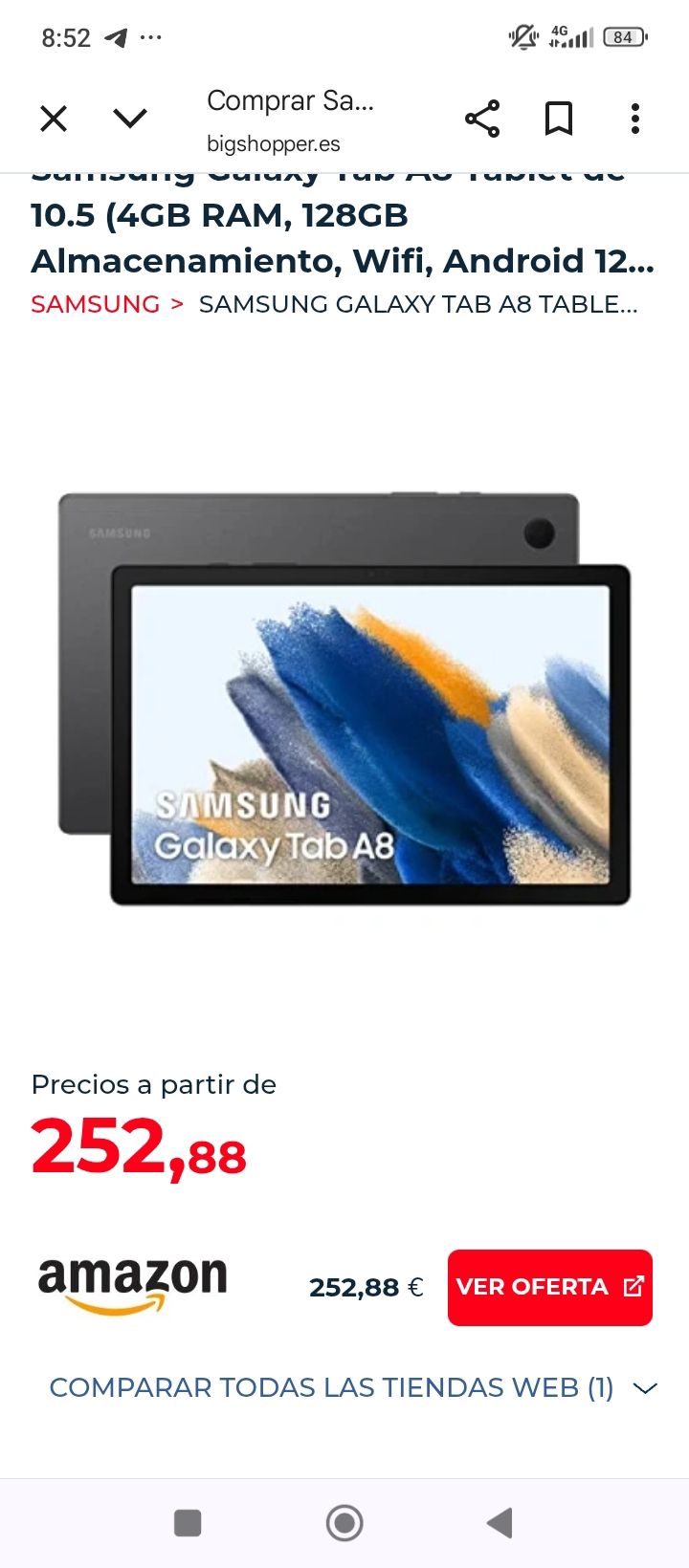 Samsung Galaxy Tab A8 10.5 128GB