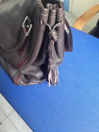 Maxi borsa A.Testoni donna marrone vintage