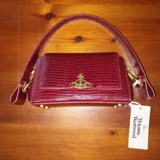 Vivienne Westwood Hazel small handbag burgundy