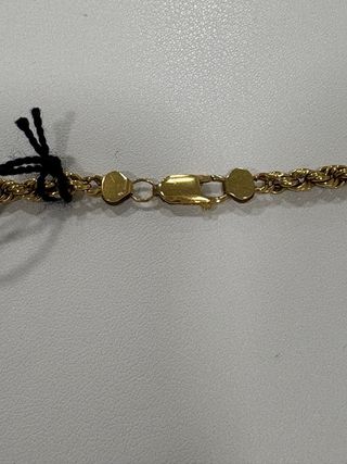 Cadena de cordón de oro