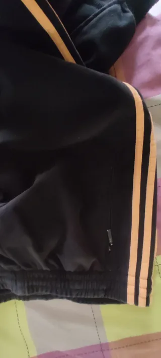 Pantalón Adidas mujer negro y naranja Talla S