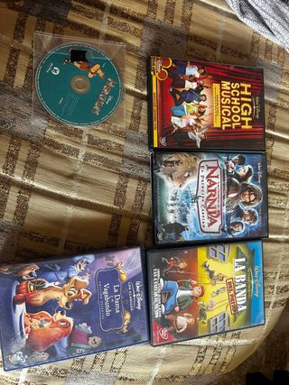 Lote 5 Películas Disney DVD (Español)