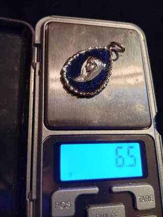 Ciondolo Madonna Argento 800