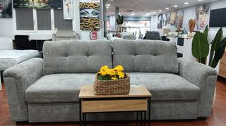 Sofá Cama Matrimonio Tela Gris