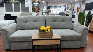 Sofá Cama Matrimonio Tela Gris
