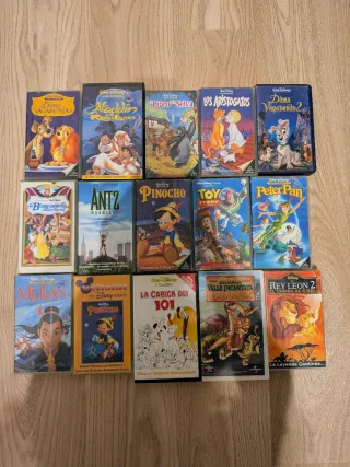 Lote Cintas VHS Disney Classics