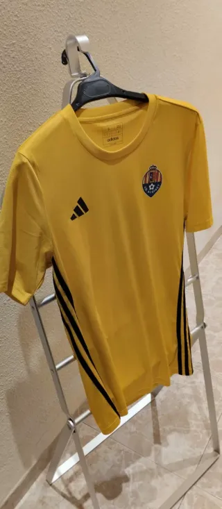 Camiseta Adidas Fútbol UD Alginet Amarilla Talla S