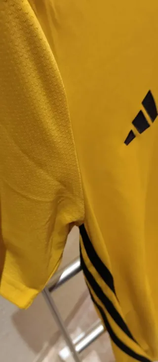 Camiseta Adidas Fútbol UD Alginet Amarilla Talla S