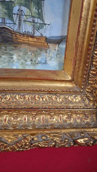 3 Cuadros Pintura Madera Firmados