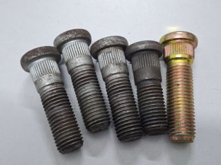 Lote 5 tornillos estriados buje rueda M12