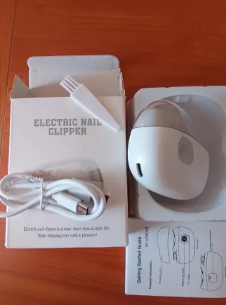 Tagliaunghie Elettrico Automatico Bianco