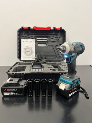 Pistola de Impact 21V 2 Baterías Nuevo