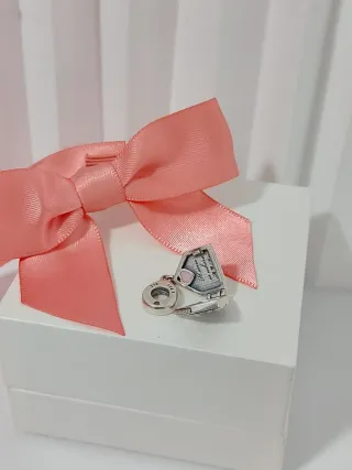 Charm Pandora Casa Corazón Rosa Plata