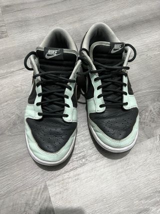 Zapatillas Nike Dunk Low Negro y Menta