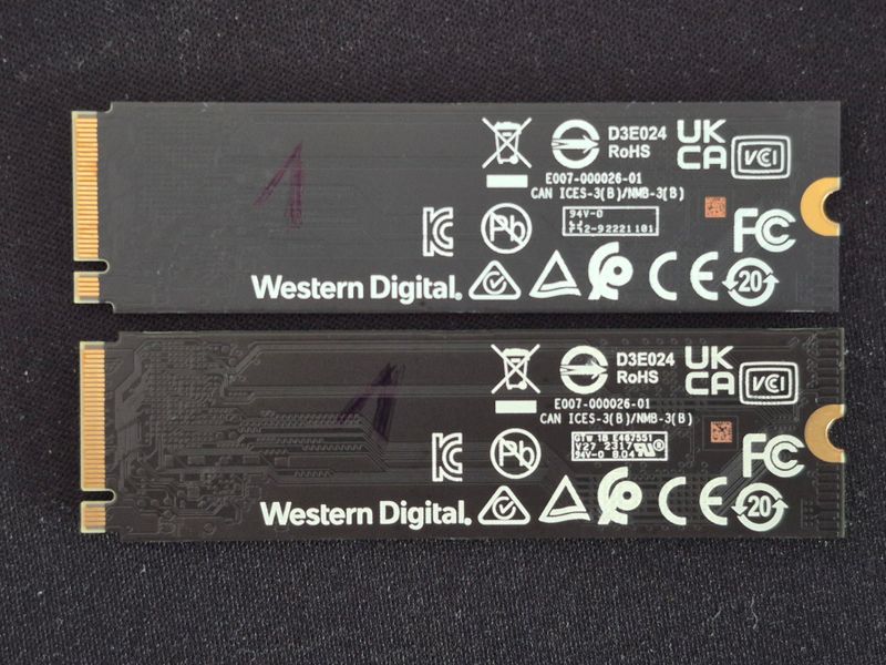 2x SSD NVMe M.2 PCIe Gen4X4 256GB