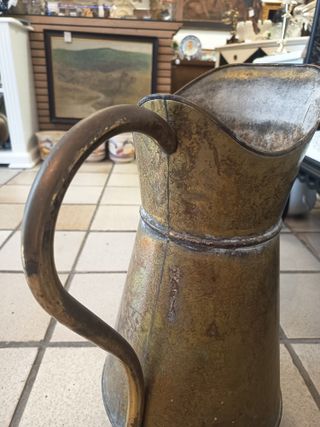 Gran jarra antigua latón 52 cm
