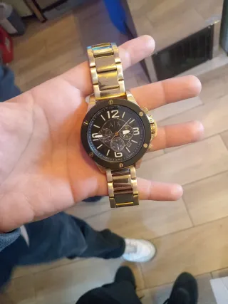 Reloj Armani Exchange AX Negro/Dorado