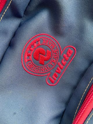 Zaino Invicta Vintage Blu e Rosa