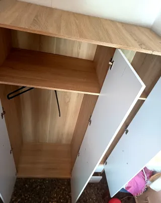 Armario 3 puertas y 2 cajones