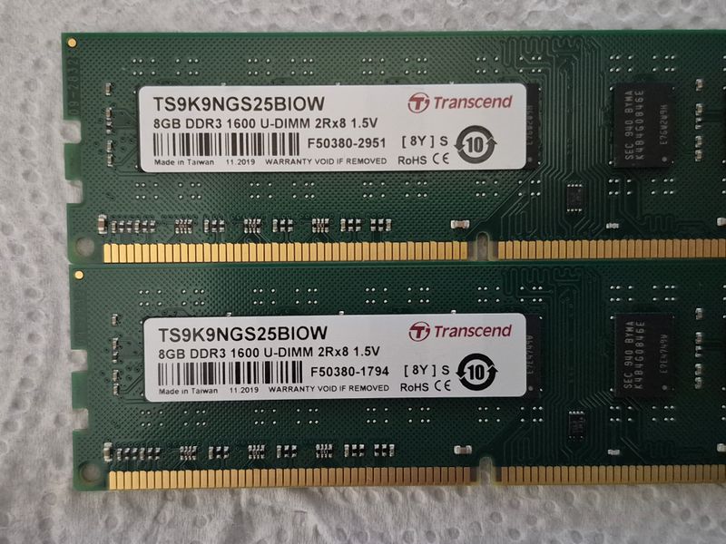 16Gb-DDR3 / 2x8Gb - 1600Mhz afbeelding 2