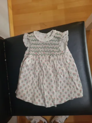 Pack vestido bebé estampado Talla 6 -9 meses