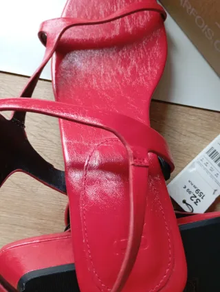 Sandalias Parfois Rojas Tiras