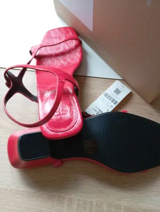 Sandalias Parfois Rojas Tiras