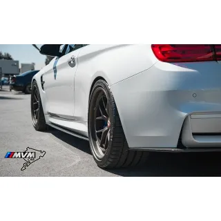 Añadido lip taloneras Carbono Bmw M4 F82 F83 M3 F8